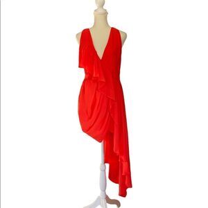 Hommage from Los Angeles asymmetrical sleeveless dress size small EUC